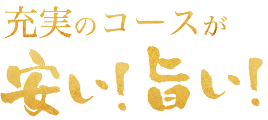 充実のコースが